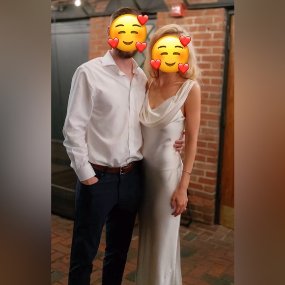 Ronda Silk Dress. Worn once. Like new. - Picture 5 of 5